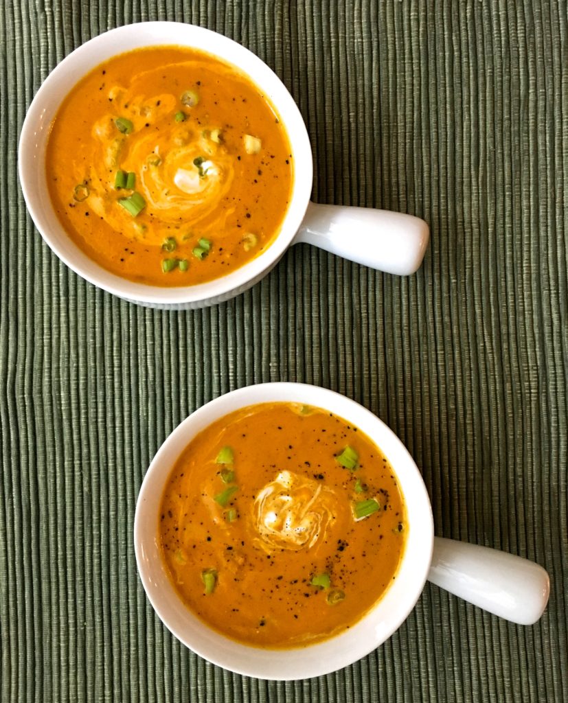 Curried Carrot Coconut Soup Veggies Then Wine 5593